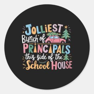 Sticker Rond Le Plus Jolli Ensemble De Principaux De Ce Côté De