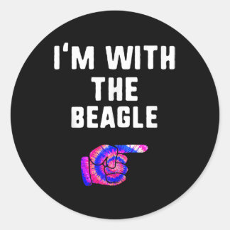 Sticker Rond Le poison de Dog Lover