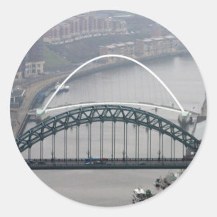 Sticker Rond Le pont Tyne et le pont Millennium