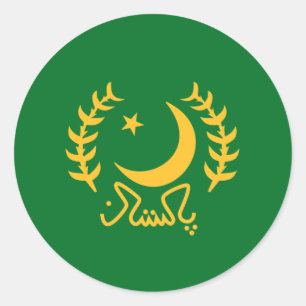 Sticker Rond le Président Pakistan, Pakistan