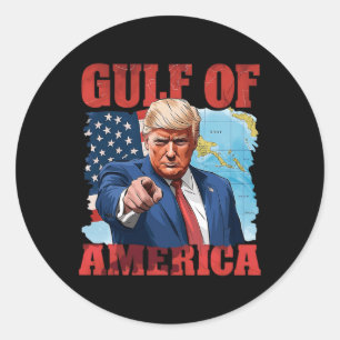 Sticker Rond Le président Trump souhaite la bienvenue dans le G