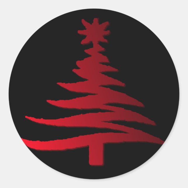 Sticker Rond Le Prince rouge moderne (Devant)