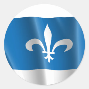 STICKER ROND LE QUÉBEC