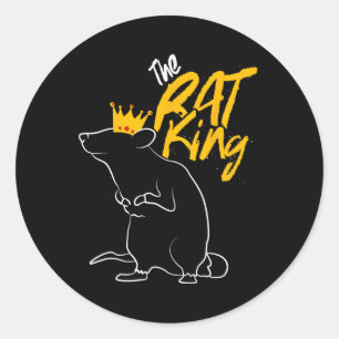 Sticker Rond Le Rat King T