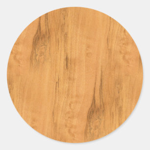 Sticker Rond Le regard de la texture en bois de grain d'érable