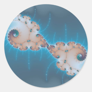 Sticker Rond Le Roi - Fractal