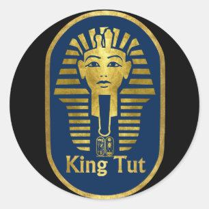 Sticker Rond Le Roi Tut
