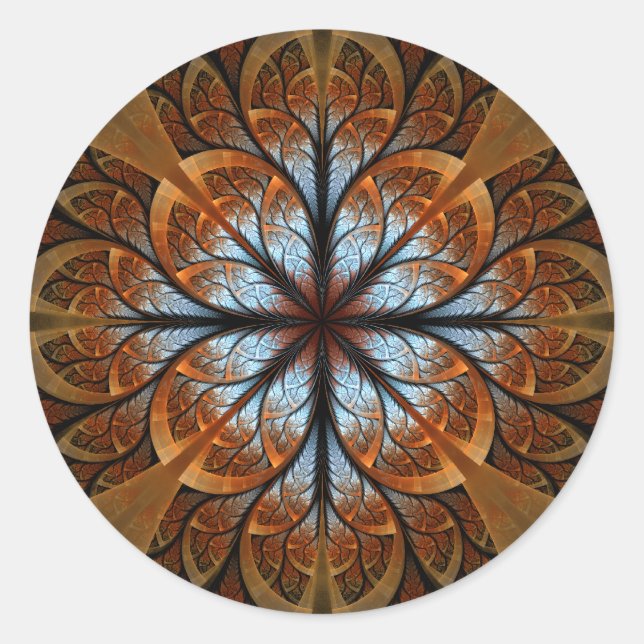 Sticker Rond Le Rose de Merlin (Devant)
