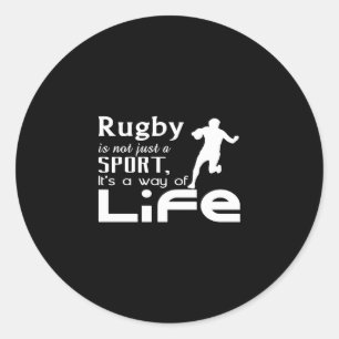 Sticker Rond le rugby n'est pas seulement un sport c'est un mod