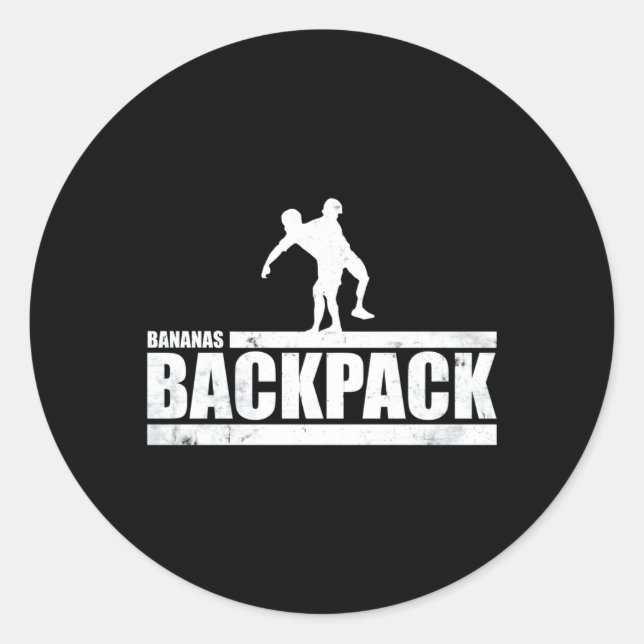 Sticker Rond Le sac à dos Ct Challenge Bananas (Devant)