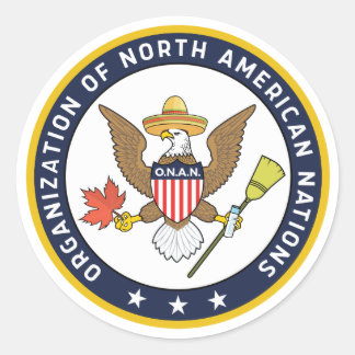 Sticker Rond Le sceau de O.N.A.N. - Infinite Jest