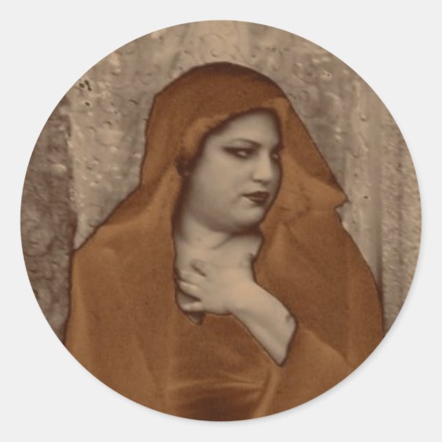 Sticker Rond Le secret de Calyspo (Devant)