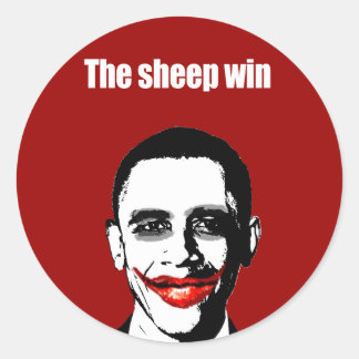 STICKER ROND LE SHEEP GAGNE