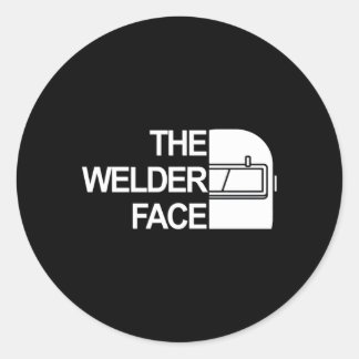 Sticker Rond Le Soudeur Visage Le Soudeur Visage