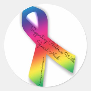 Sticker Rond Le Special de soutien a besoin de l'autocollant de