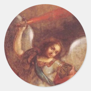 Sticker Rond Le St Mikhail d'Arkhangel par Vladimir
