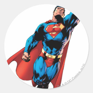 Sticker Rond Le Superman Soars