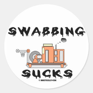 Sticker Rond Le tamponnage suce, autocollant, gisement de