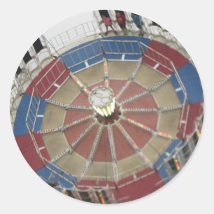 Sticker Rond Le tour de parc d'Amusment de rassemblement