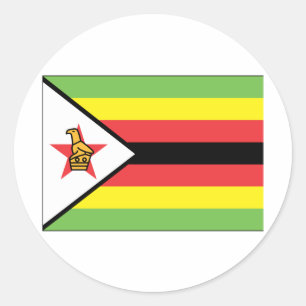 Sticker Rond Le Zimbabwe