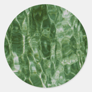 Sticker Rond L'eau verte
