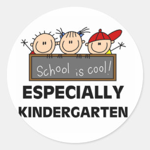 Sticker Rond L'école maternelle est Cool