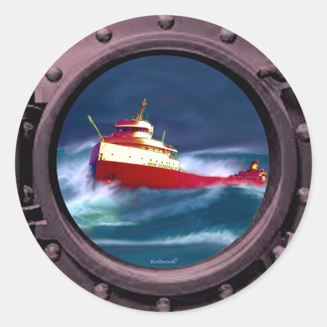 STICKER ROND L'ÉCRAN DU FITZGERALD EDMUND (Devant)