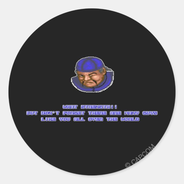 Sticker Rond Lee KO'ed (Devant)