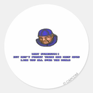 Sticker Rond Lee KO'ed