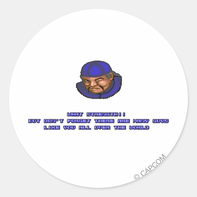 Sticker Rond Lee KO'ed (Devant)