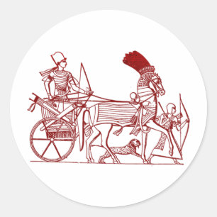 Sticker Rond L'Egypte antique