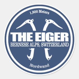 Sticker Rond L'Eiger (axes 2)