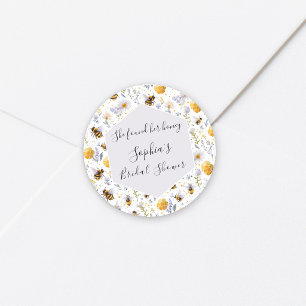 Sticker Rond L'enterrement de vie de jeune fille Elle a trouvé 