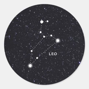 Sticker Rond Leo