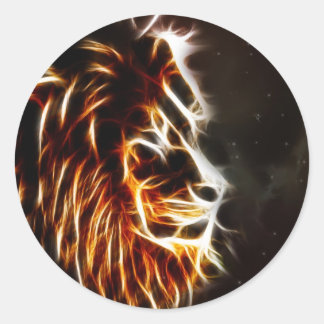 Sticker Rond Leo