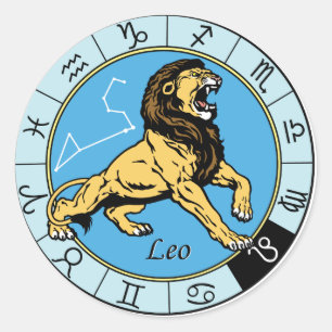 Sticker Rond leo