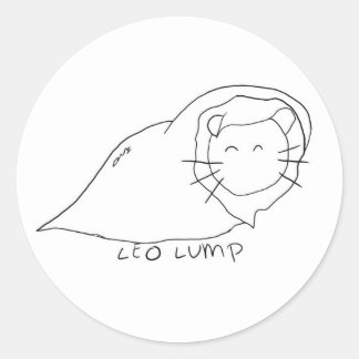 Sticker Rond Leo Lump