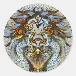 Sticker Rond Leo Venice