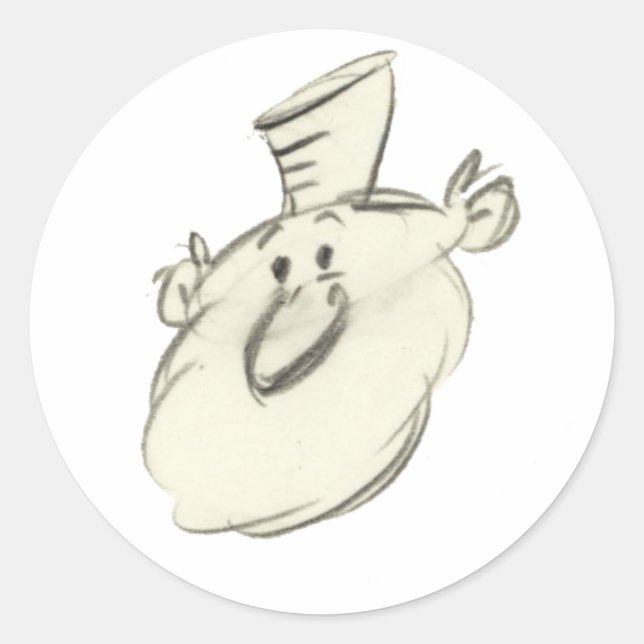 Sticker Rond Leonardo (Devant)