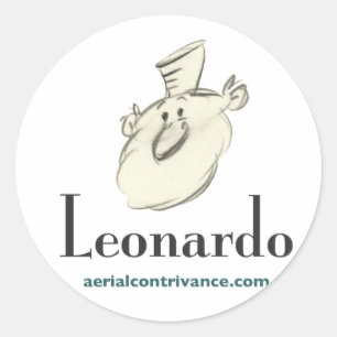 Sticker Rond Leonardo