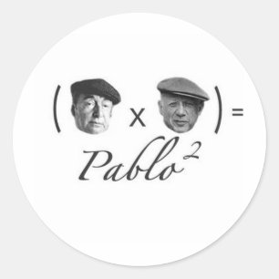 Sticker Rond Les 2 Pablos