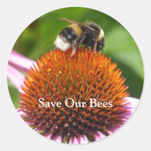 STICKER ROND LES ABEILLES
