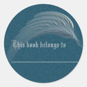 Sticker Rond Les ailes de la paix Art Abstrait