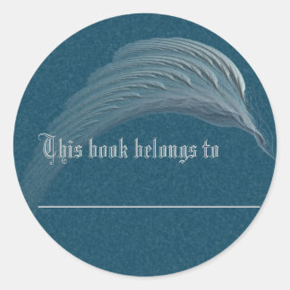 Sticker Rond Les ailes de la paix Art Abstrait