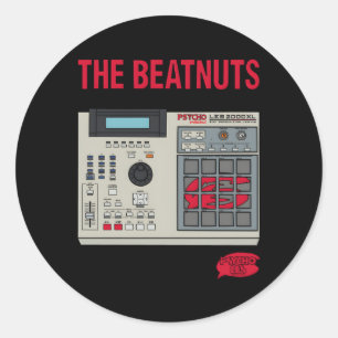 Sticker Rond Les Beatnois Akai Mpc 2000 Xl