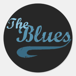 Sticker Rond Les bleus