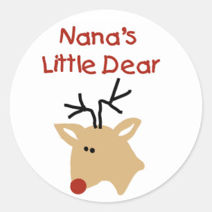 Sticker Rond Les Chers T-shirts et cadeaux de Nana