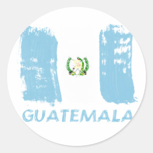 Sticker Rond Les dessins de grunge guatémaltèques