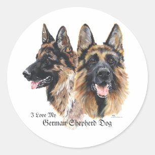 Sticker Rond Les Dogs de German