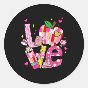 Sticker Rond Les Enseignants Qui Aiment Enseigner Sont Des Pers